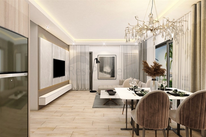 Квартиры планировки 2+1 дуплекс в микрорайоне Хурма - Анталия