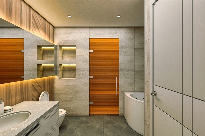 Квартиры планировки 2+1 дуплекс в микрорайоне Хурма - Анталия