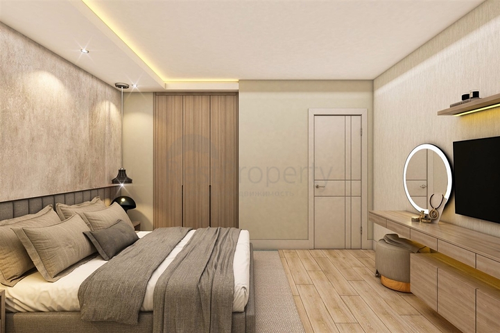 Квартиры планировки 2+1 дуплекс в микрорайоне Хурма - Анталия