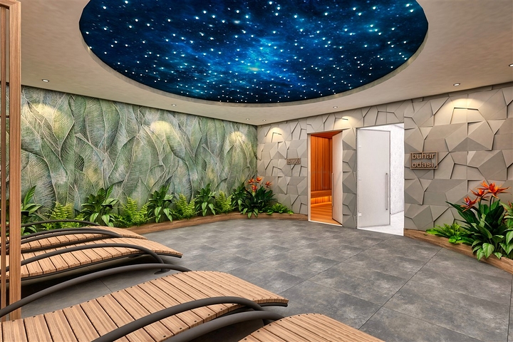 Квартиры планировки 2+1 дуплекс в микрорайоне Хурма - Анталия