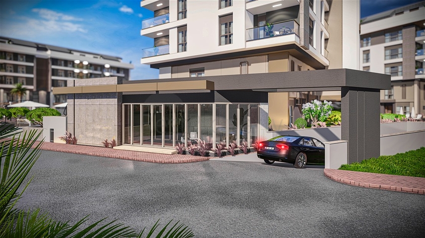 Квартиры планировки 2+1 дуплекс в микрорайоне Хурма - Анталия