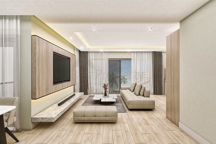 Квартиры планировки 2+1 дуплекс в микрорайоне Хурма - Анталия