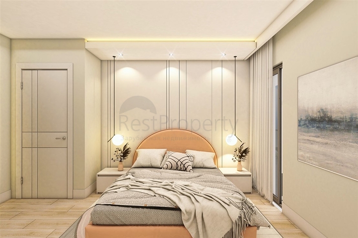 Квартиры планировки 2+1 дуплекс в микрорайоне Хурма - Анталия