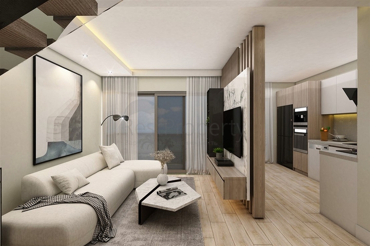 Квартиры планировки 2+1 дуплекс в микрорайоне Хурма - Анталия