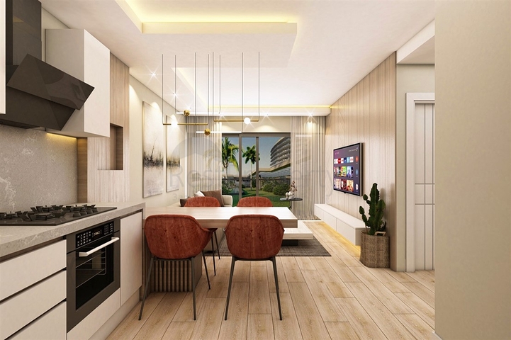 Квартиры планировки 2+1 дуплекс в микрорайоне Хурма - Анталия