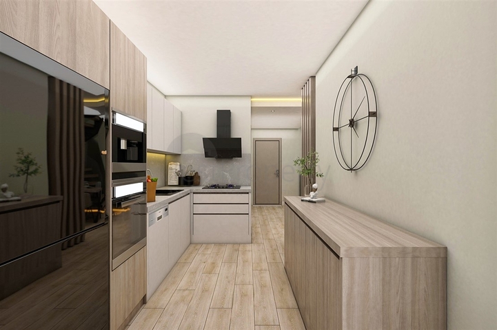 Квартиры планировки 2+1 дуплекс в микрорайоне Хурма - Анталия