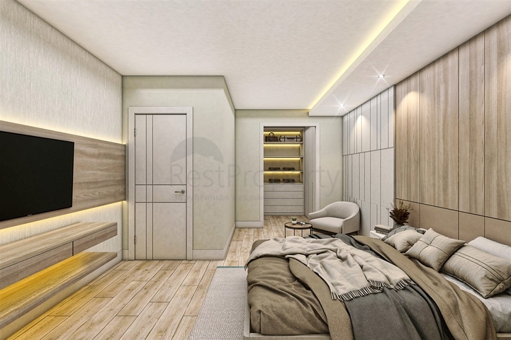 Квартиры планировки 2+1 дуплекс в микрорайоне Хурма - Анталия