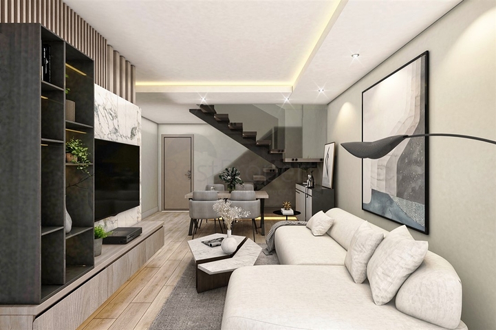 Квартиры планировки 2+1 дуплекс в микрорайоне Хурма - Анталия