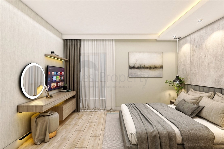 Квартиры планировки 2+1 дуплекс в микрорайоне Хурма - Анталия