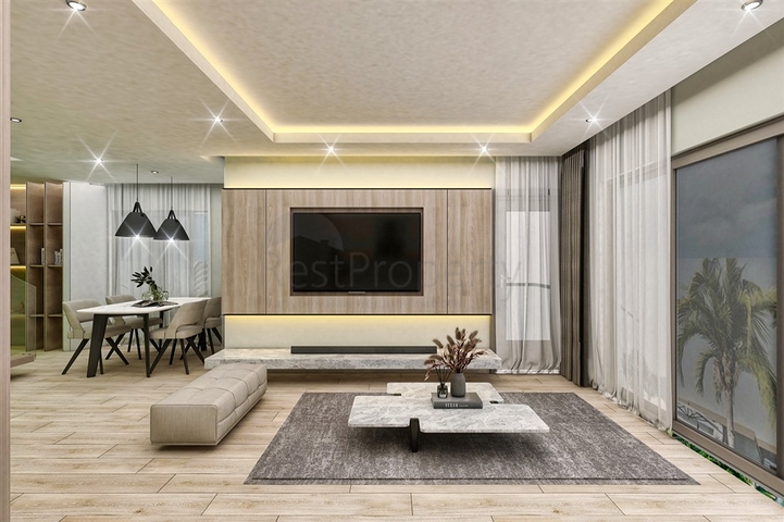 Квартиры планировки 2+1 дуплекс в микрорайоне Хурма - Анталия