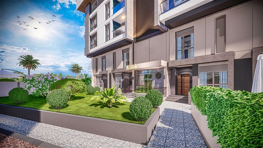 Квартиры планировки 2+1 дуплекс в микрорайоне Хурма - Анталия