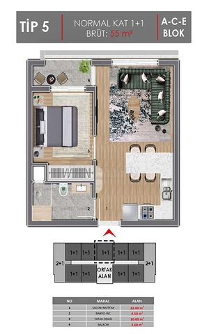 Инвестиционный проект в районе Кепез - Анталия