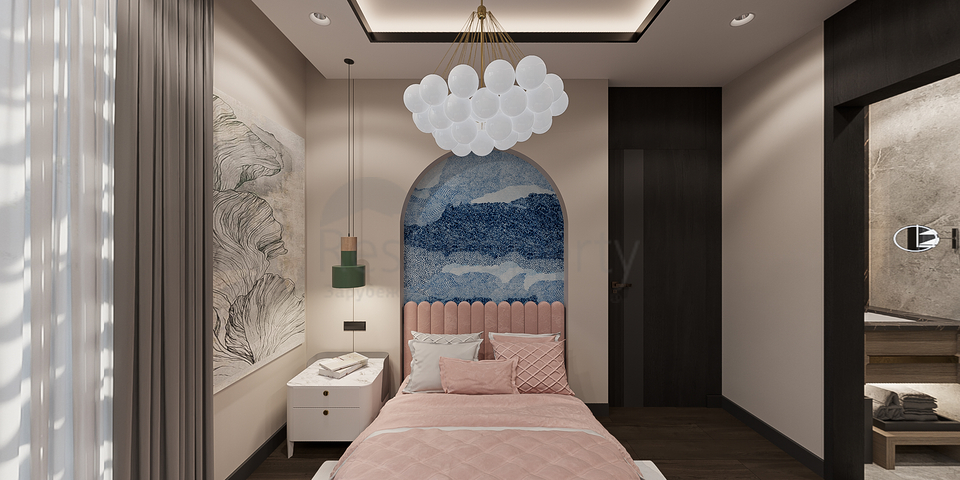 Вилловый комплекс на стадии строительства с видом на море