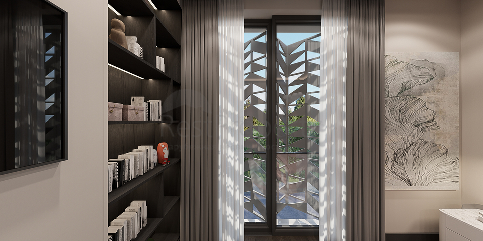 Вилловый комплекс на стадии строительства с видом на море