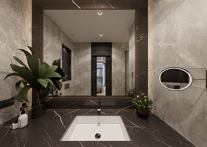 Вилловый комплекс на стадии строительства с видом на море