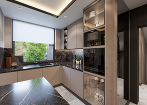 Вилловый комплекс на стадии строительства с видом на море