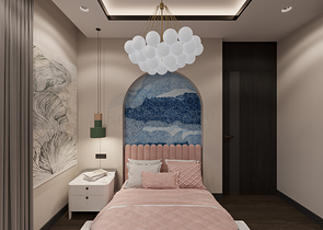 Вилловый комплекс на стадии строительства с видом на море