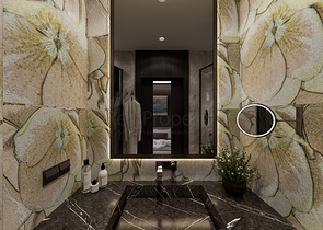 Вилловый комплекс на стадии строительства с видом на море