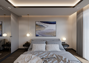 Вилловый комплекс на стадии строительства с видом на море