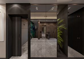 Вилловый комплекс на стадии строительства с видом на море