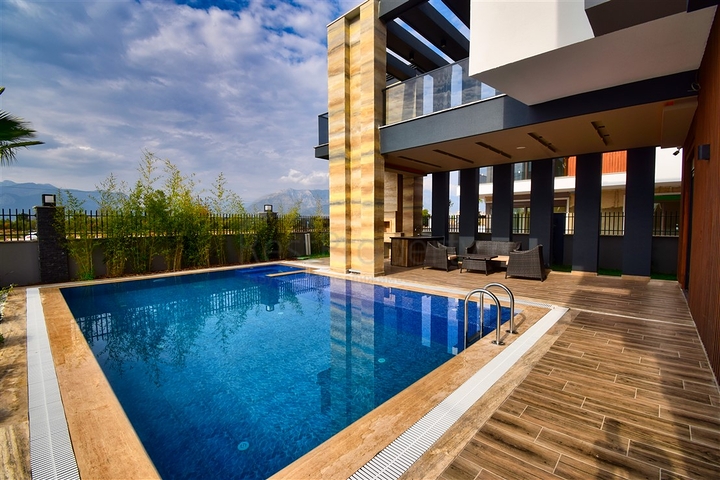 Вилла планировки 5+1 в районе Дошемеалты - Анталия