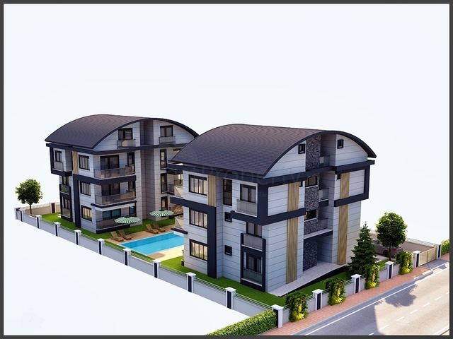 Квартиры планировки 1+1 , 2+1 и 3+1 в районе Белек - Анталия 