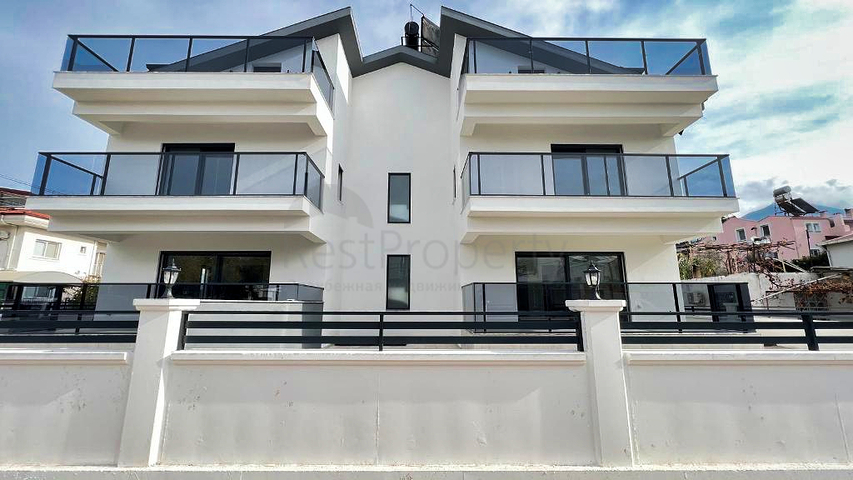 Вилла планировки 4+1 в районе Фетхие