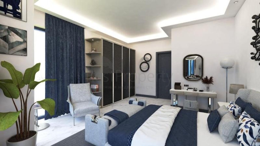 Вилла планировки 4+1 в районе Фетхие - Анталия