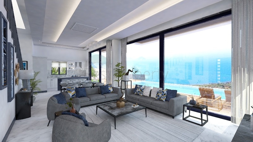 Вилла планировки 4+1 в районе Фетхие - Анталия