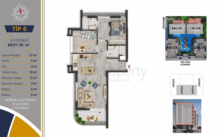 Инвестиционный проект в районе Алтынташ - Анталия