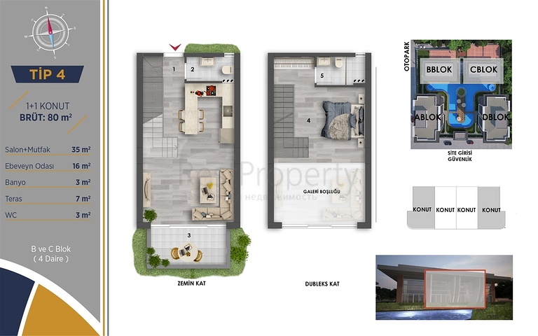 Инвестиционный проект в районе Алтынташ - Анталия