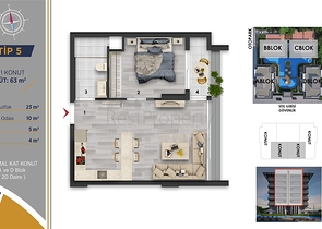 Инвестиционный проект в районе Алтынташ - Анталия