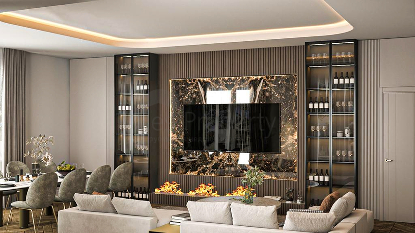 Вилла планировки 5+1 в районе Дошемеалты - Анталия