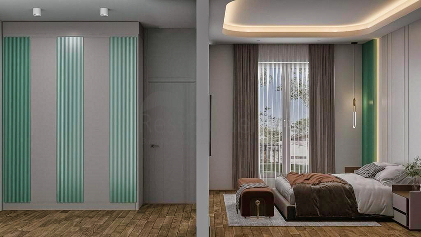 Вилла планировки 5+1 в районе Дошемеалты - Анталия