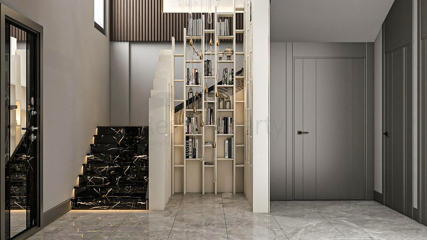 Вилла планировки 5+1 в районе Дошемеалты - Анталия