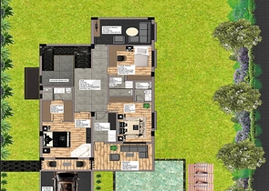 Вилла планировки 5+1 в районе Дошемеалты - Анталия