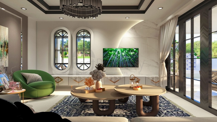 Вилла планировки 4+1 в районе Фетхие - Анталия