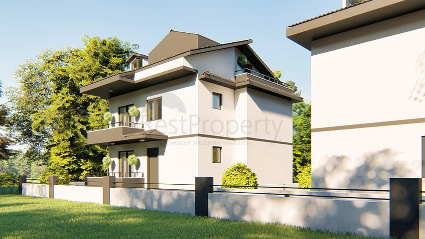 Вилла планировки 3+1 в районе Фетхие - Анталия 