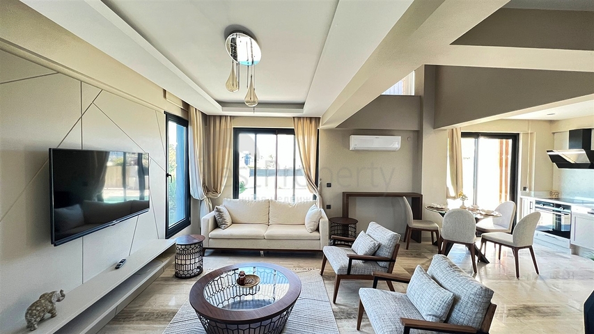 Вилла планировки 4+1 в районе Фетхие - Анталия