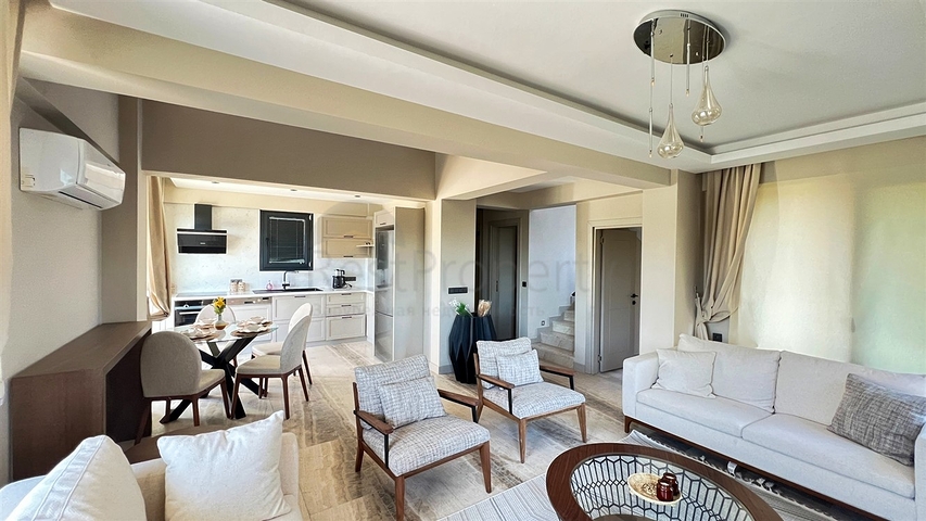 Вилла планировки 4+1 в районе Фетхие - Анталия