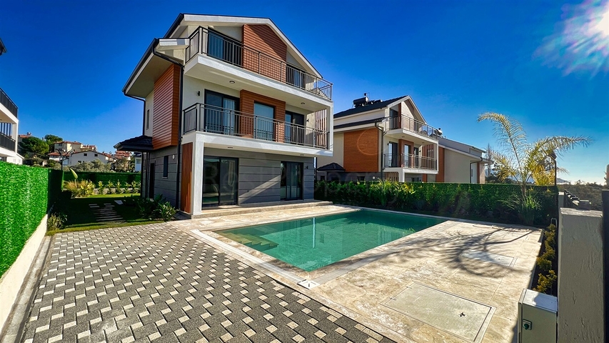 Вилла планировки 4+1 в районе Фетхие - Анталия