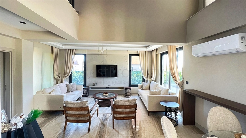 Вилла планировки 4+1 в районе Фетхие - Анталия