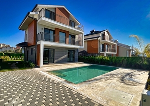 Вилла планировки 4+1 в районе Фетхие - Анталия