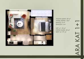 Инвестиционный проект в районе Алтынташ - Анталия