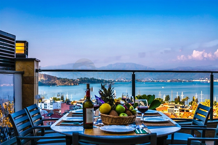 Вилла планировки 3+1 в районе Фетхие - Анталия