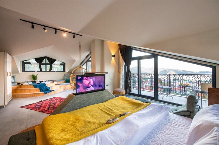 Вилла планировки 3+1 в районе Фетхие - Анталия