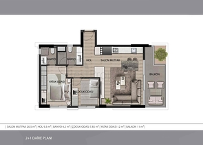 Инвестиционный проект в районе Алтынташ - Анталия