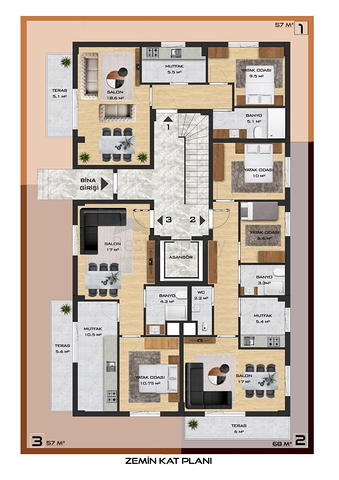 Инвестиционный проект в районе Кепез - Анталия 
