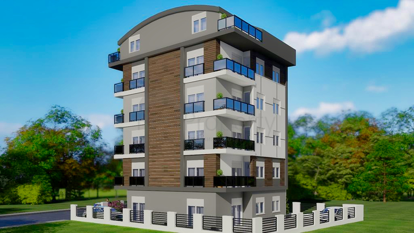 Квартиры планировки 1+1 и 2+1 в микрорайоне Кызыларык - Анталия 