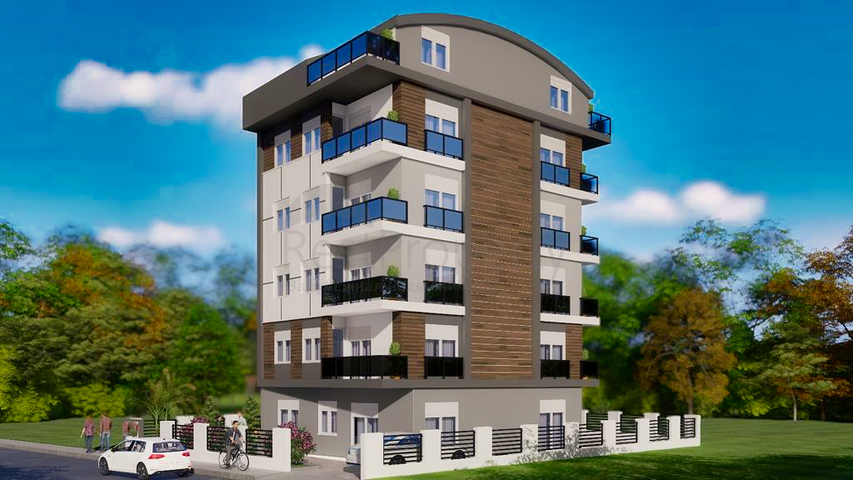 Квартиры планировки 1+1 и 2+1 в микрорайоне Кызыларык - Анталия 